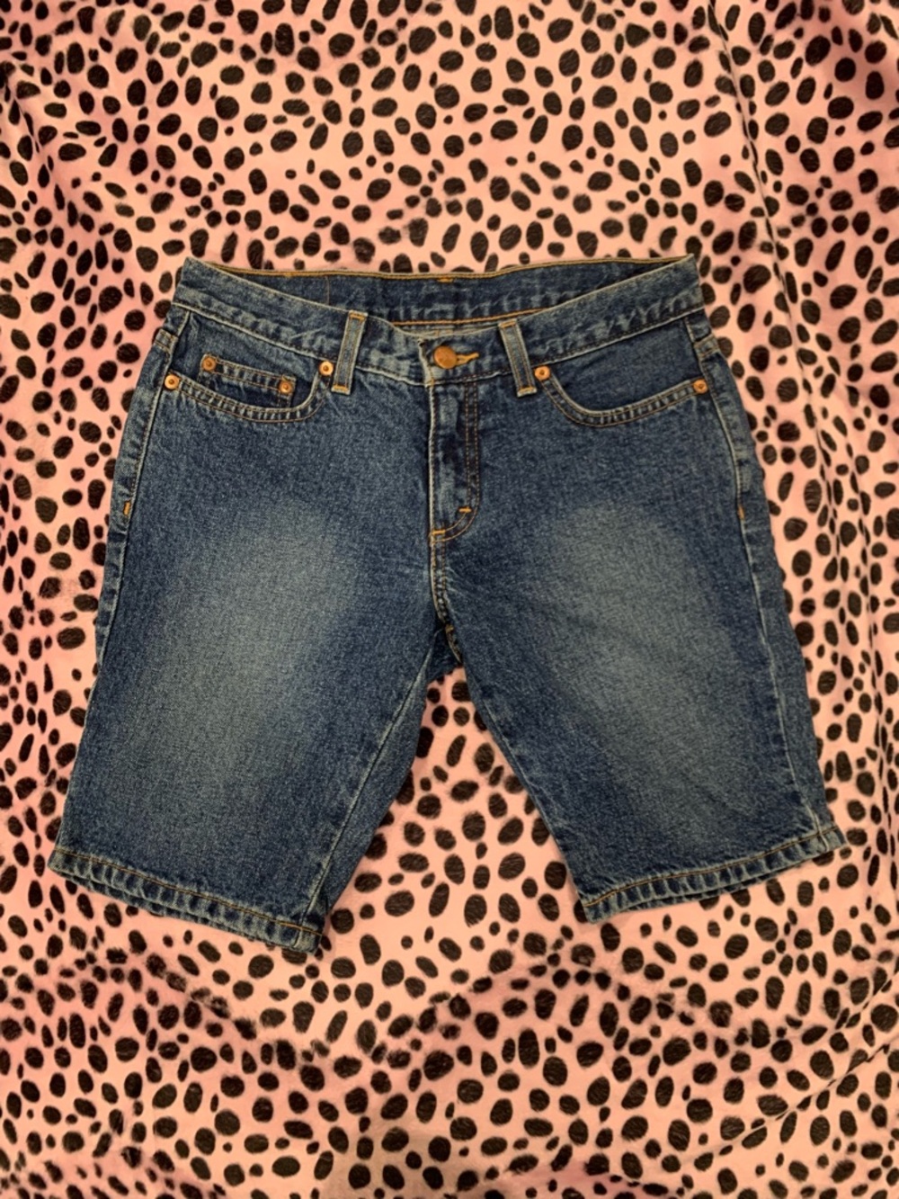 Classic Blue Denim Shorts